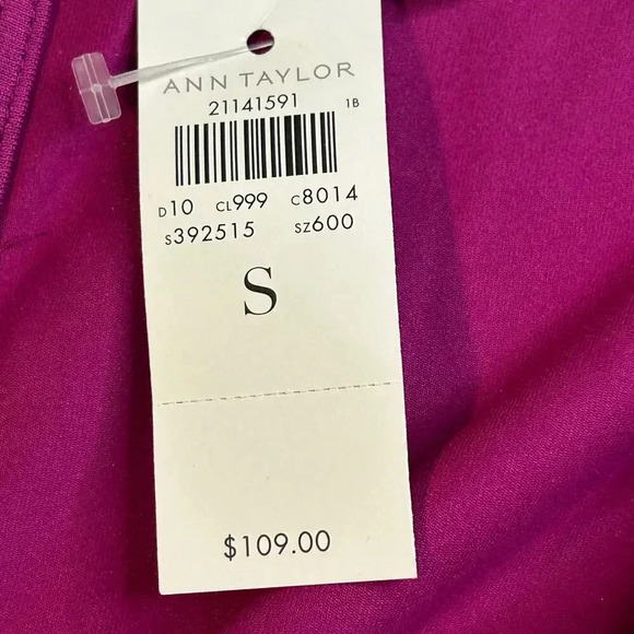 Ann Taylor NWT pink/puple midi flowy sundress size S - Picture 8 of 11